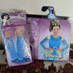 Disney Princess Jasmine scarf wrap and leg warmers (size 4-6) dress up